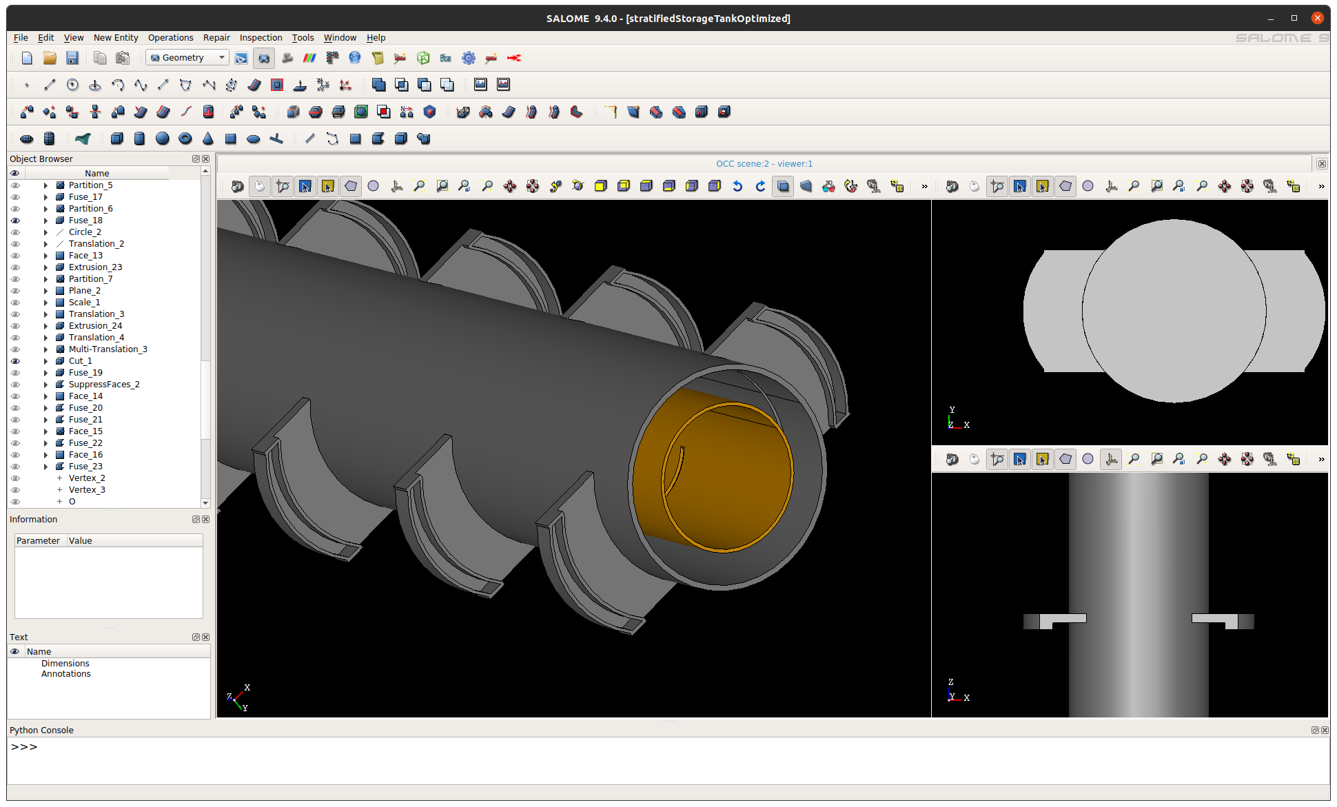 Image: Detailed view of the new inner system